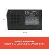 RadioShack Traditional Portable Multi-Band Radio AM, FM, Short Wave SW 1-9, with Weather Band, Powered with 2 AA Batteries 1202271 - 4 of 4