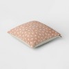 Velvet Jacquard Geo Square Throw Pillow - Threshold™ - 3 of 4