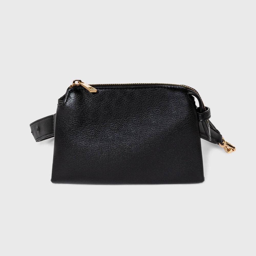 Double Gusset Fanny Pack - A New Day Black