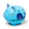 Paint-Your-Own Piggy Bank Craft Kit - Mondo Llama™: Ceramic Painting Coin Bank for Kids, Includes Paints & Brushes - image 4 of 4