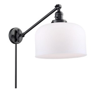 Bell - 1 Light Swing Arm Wall Sconce In Industrial Style-13 Inches Tall and 12 Inches Wide - 1 of 1
