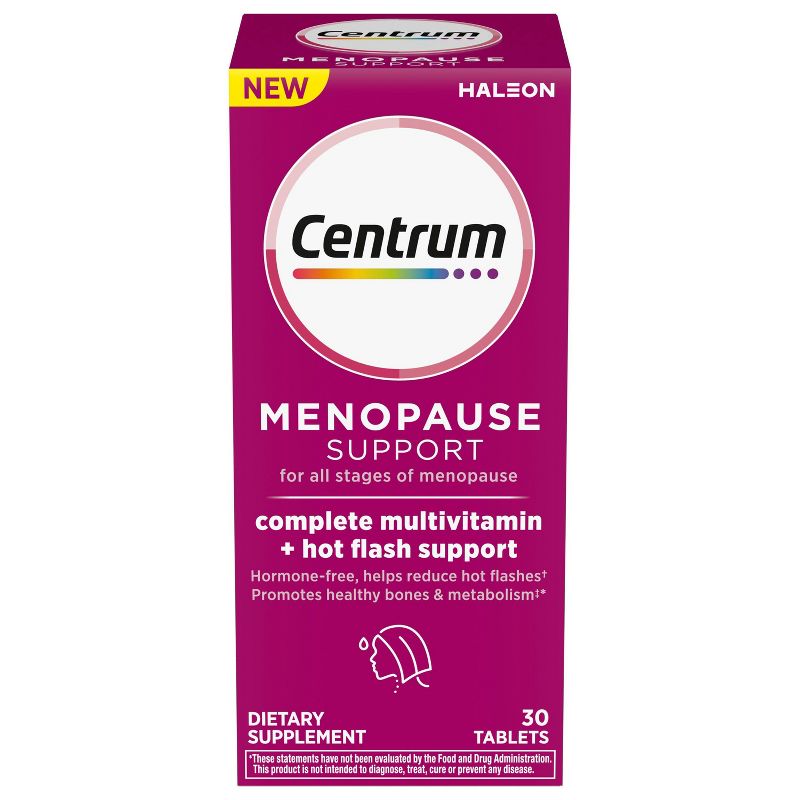 Centrum Menopause &#38; Hot Flash Support Multivitamin - 30ct, 1 of 8