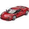 Ferrari 296 GTB Rosso Imola Red 1/64 Diecast Model Car by BBR - 4 of 4