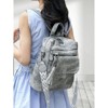 HTUTWOO Women's PU Leather Retro Backpack Casual Shoulder Bag Fashion Messenger Bag Suitable For Traveling, Shopping And Dating Use Women's Day Gift - 3 of 4