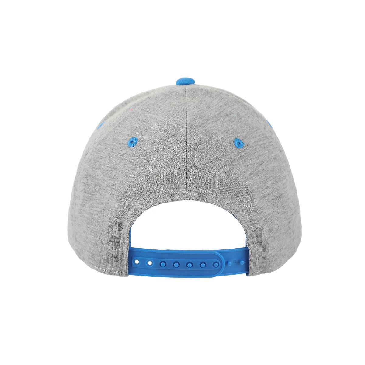 Dog Man Character Circle Youth Gray & Blue Snapback Hat - thumbnail 5