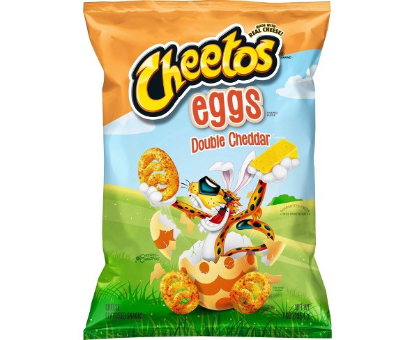 Cheetos Eggs Double Cheddar Puffed Snacks - 7oz