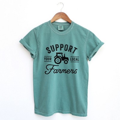 Simply Sage Market Women's Support Local Farmers Short Sleeve Garment Dyed Tee
