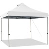 Tangkula 10' x 10' Pop Up Canopy Tent Easy Set-up Outdoor Tent Commercial Instant Shelter w/ 3 Adjustable Heights Blue/Grey/White - 4 of 4