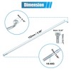 Unique Bargains 14G J Bend Bicycle Galvanized Spokes 36 Pcs - 3 of 4