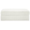 Signature Design by Ashley Karinne Contemporary Oversized Accent Ottoman, Off White - 2 of 4