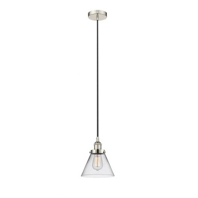 Cone - 1 Light Mini Pendant In Industrial Style-9.75 Inches Tall and 7.75 Inches Wide