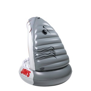 BigMouth Inc. JAWs 50th Anniversary Giant Shark Pool Novelty Float - Gray - 1 of 2