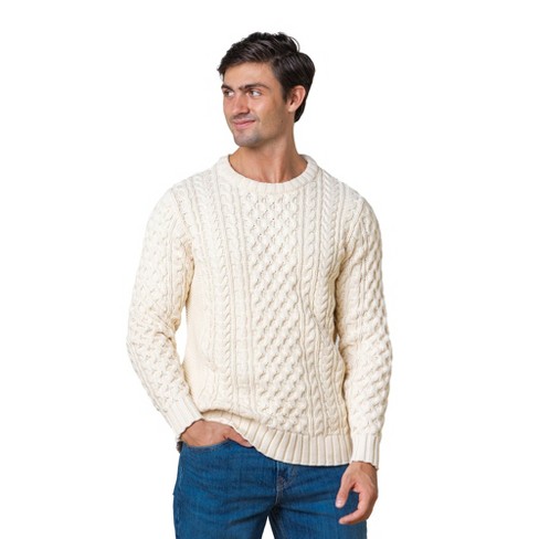 Hope Henry Mens Organic Cotton Fisherman Sweater Target