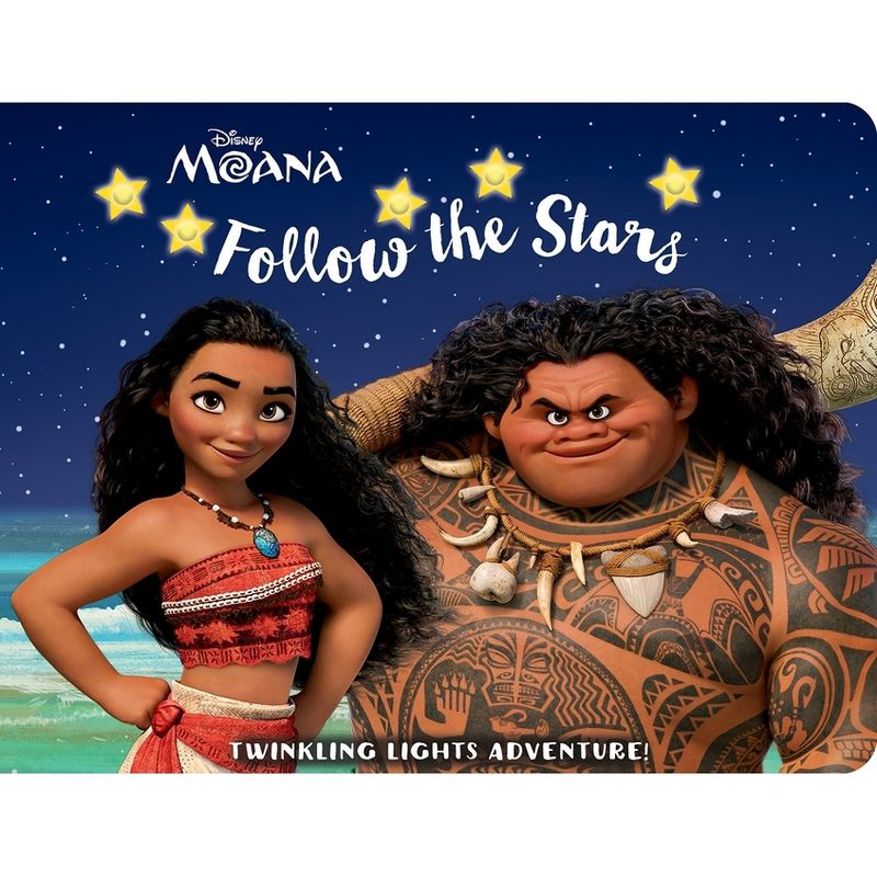 Disney Moana: Follow the Stars Twinkling Lights Adventure! - by  Pi Kids (Mixed Media Product), 1 of 2
