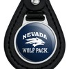 University of Nevada, Reno Cardinals Black Leather Keychain - 3 of 4