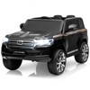 Kids Ride On Car, Licensed Toyota Land Cruiser with Remote Control, 12V7AH Battery Powered, 2 Motors, 3 Speeds, Music, Horn, LED Lights - 3 of 4