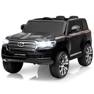 2 Seater Kids Ride On Truck, 12V Battery Powered Electric Vehicle w/Remote Control, 3 Speeds, Led Lights, Music & Horn, Spring Suspension Boys Girls - 1 of 4