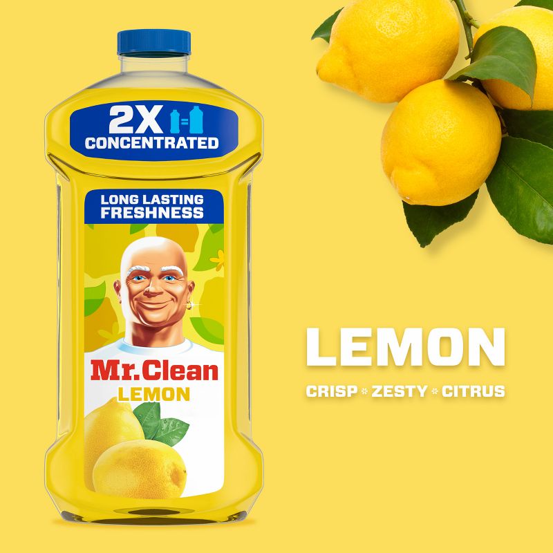 Mr. Clean Lemon Scent Dilute Summer Multi-Surface Cleaner - 64 fl oz, 5 of 9
