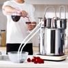 VEVOR Alcohol Still, 8 Gal / 30 L Stainless Steel Water Alcohol Distiller with Copper Coil for Fast Cooling, Dual Condenser Distiller Kit, Silver - 2 of 4