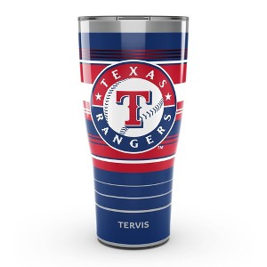 MLB Texas Rangers 30oz Hype Stripes Stainless Steel Tumbler - 1 of 4