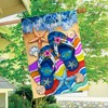 Briarwood Lane Summer House Flag 40x28 For Outdoor Flip Flop Haven For Summer House Flag - 4 of 4