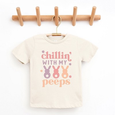 The Juniper Shop Chilling With My Peeps Toddler Short Sleeve Tee