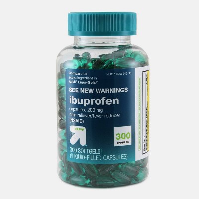 Ibuprofen (NSAID) Pain Reliever & Fever Reducer Sofgels- 300ct - up & up™