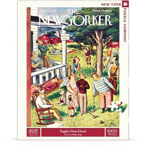 New York Puzzle Company Eagle's Nest Hotel 1000 Piece Puzzle - 1 of 4