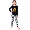 Peanuts Boys' Happy Halloween Snoopy Sleep Pajama Set For Kids Black - image 2 of 4