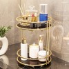Metal and Wood 4-Tier Bathroom Kitchen Organizer - 3 of 4