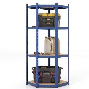 Tangkula 4-Tier Adjustable Garage Storage Utility Rack Corner Shelving Unit for Warehouse - 1 of 4