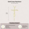 Faith Cross Necklace for Women, Sterling Silver with Birthstone, Fashionable and Exquisite Daily Wear - 3 of 4
