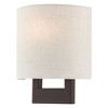 Livex Lighting Hayworth 1 - Light Wall Light in  Bronze - 4 of 4