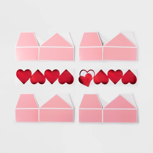 8x5 Rectangle Shaped Valentine's Day Gift Box Red - Spritz™ : Target