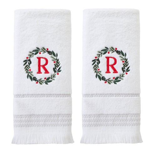 Monogram hand towels hotsell
