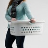IRIS USA Plastic Clothes Laundry Basket, Hamper - 4 of 4