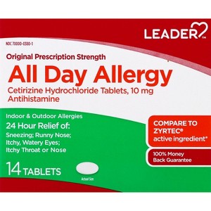 Leader All Day Allergy 14 ea - 1 of 4