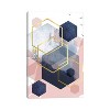 iCanvas Abstract Navy Blush Gold I by Urban Epiphany Canvas Print Wall Art - 2 of 3