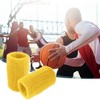 Unique Bargains Wrist Sweat bands Wristbands for Sport Wrist Wraps Absorbing Cotton Terry Cloth 3.15"x3.94" 1 Pair - 2 of 4