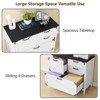Lateral File Cabinet with 4 Drawer, Wood File Storage Cabinet for Home Office Furniture - 4 of 4