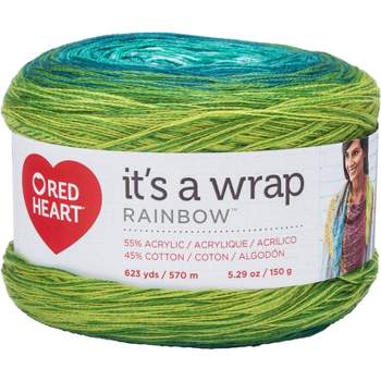 Red Heart Roll with It Melange Show Time Yarn - 3 Pack of 150g/5.3oz -  Acrylic - 4 Medium (Worsted) - 389 Yards - Knitting/Crochet