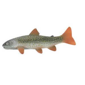 Collectible Wildlife Gifts | Fish, Arctic Char, Salmonidae, Museum Quality, Hand Painted, Realistic, Rubber Fish, Model,  Toy, Gift,   6" CH506 BB156 - 1 of 4