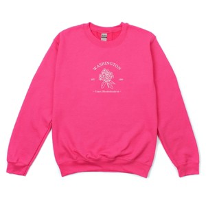 Simply Sage Market Embroidered Washington Coast Flower Sweatshirt - 1 of 4