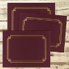 Great Papers Premium Textured Certificate Holder Burgundy 939503 - 3 of 3