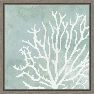 Amanti Art Sea Crown II (Coral) by Aimee Wilson Canvas Wall Art Print Framed 16 x 16-in. - 1 of 4