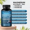 Mulittea Magnesium Glycinate 500mg with Zinc, Vitamin D3+ Vitamin B6, Enhance Immunity, 60 Capsules (Gluten Free & Non-GMO) - 3 of 4