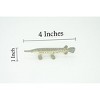 Collectible Wildlife Gifts | Alligator Gar, Gator Gar, Alligator Pike, Gar Pike, Hand Painted, Rubber Fish, Realistic Figure, Gift,  3 1/2"  SF39 B15 - 3 of 4