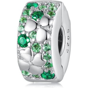 Sterling Silver Dragonfly Charm with Safety Chain - Love Buckle Travel Bead for Bracelets & Necklaces - 1 of 4