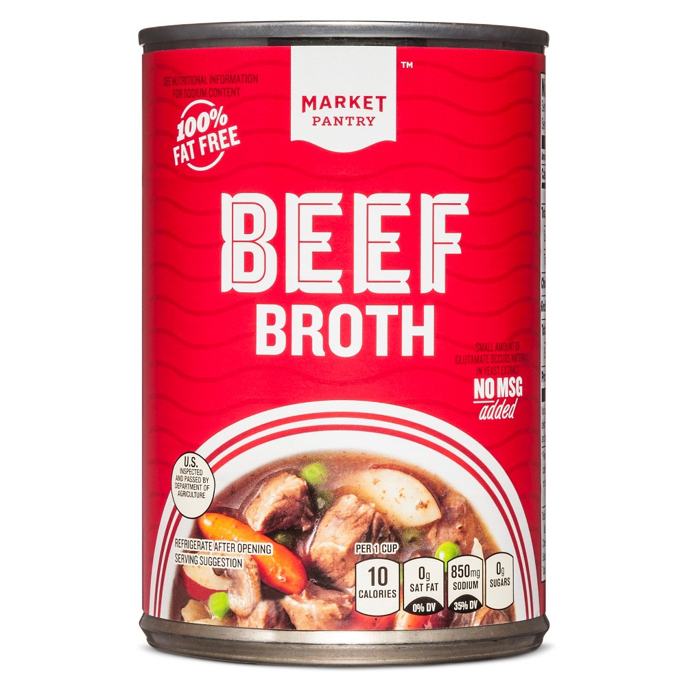 Target Stores MARKET PANTRY, BEEF BROTH