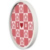 Creative Products I Heart You Daisy Check Round Framed Print - 2 of 4